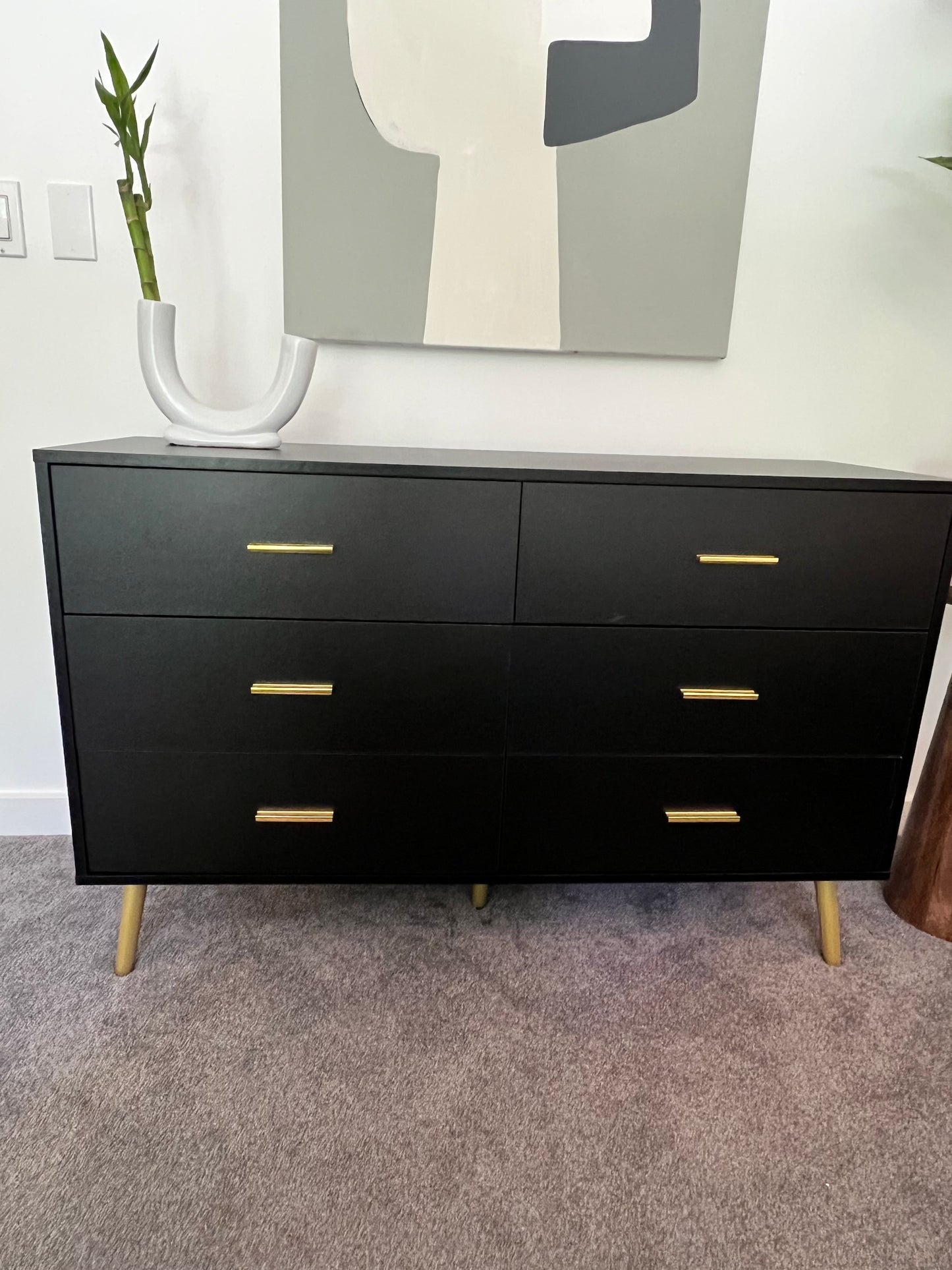 Black dresser