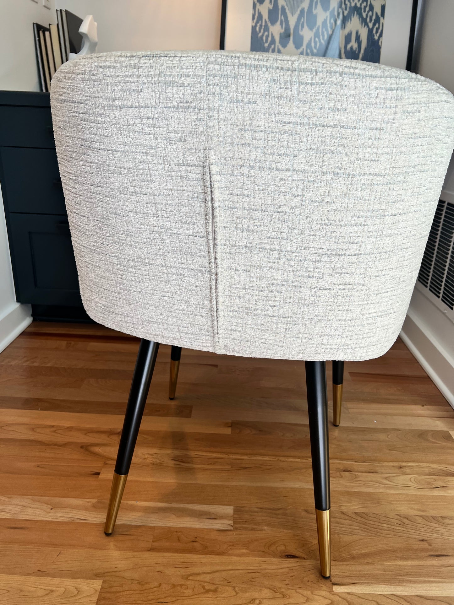 Upholstered Barrel Back Chair