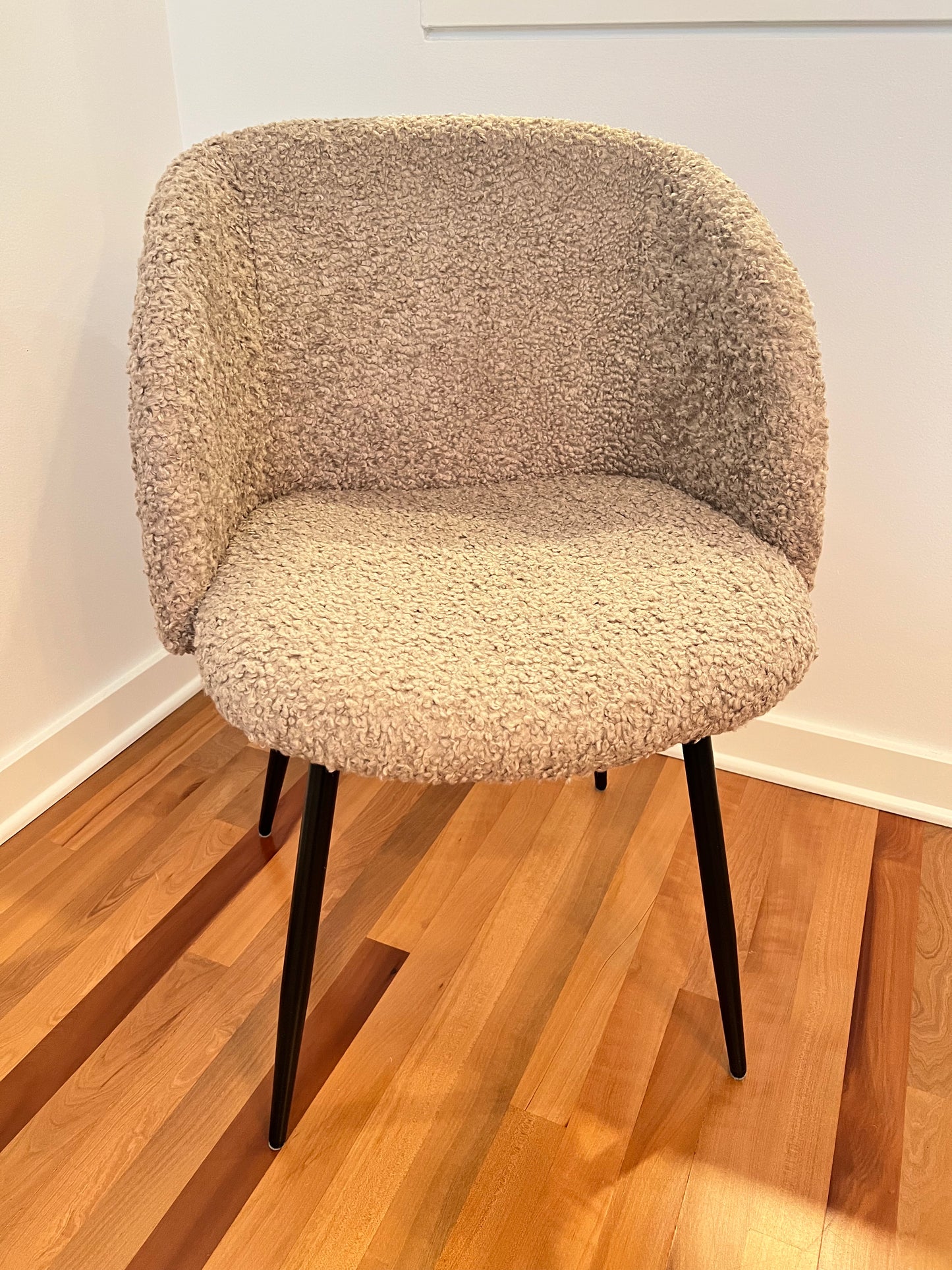 Grey Boucle Dining Chair set of 6