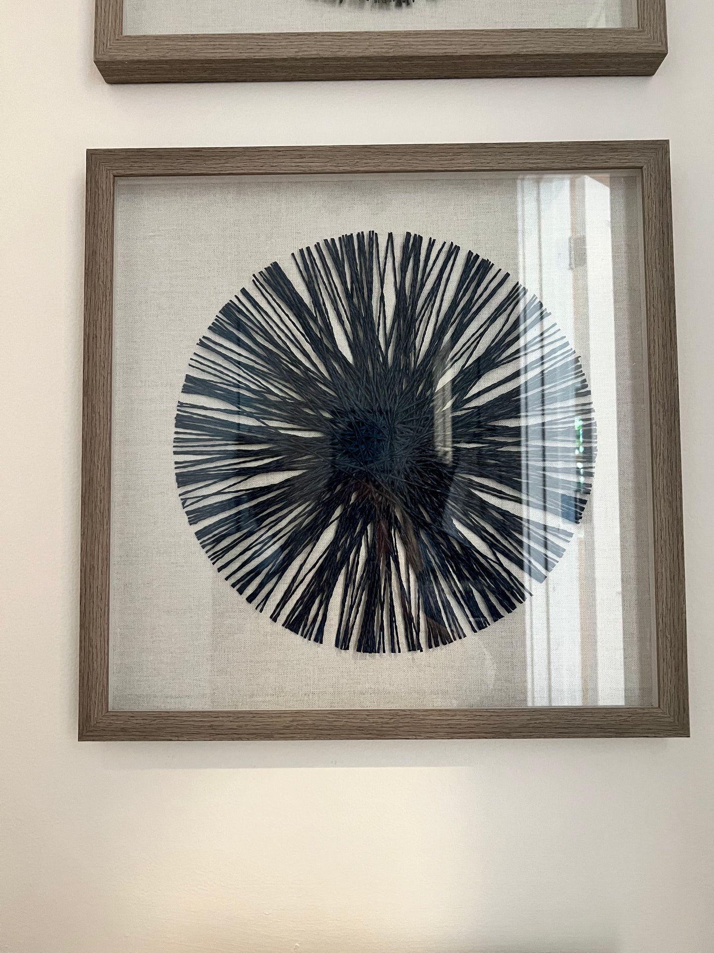 Framed Fiber Art set of 2