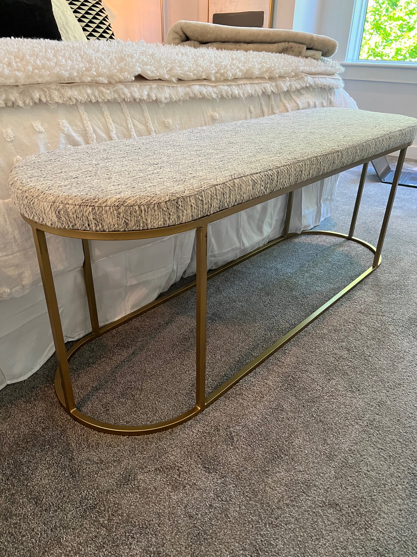 Upholstered bench