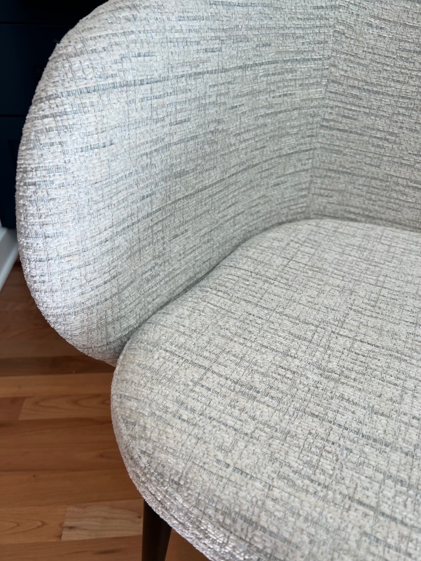 Upholstered Barrel Back Chair