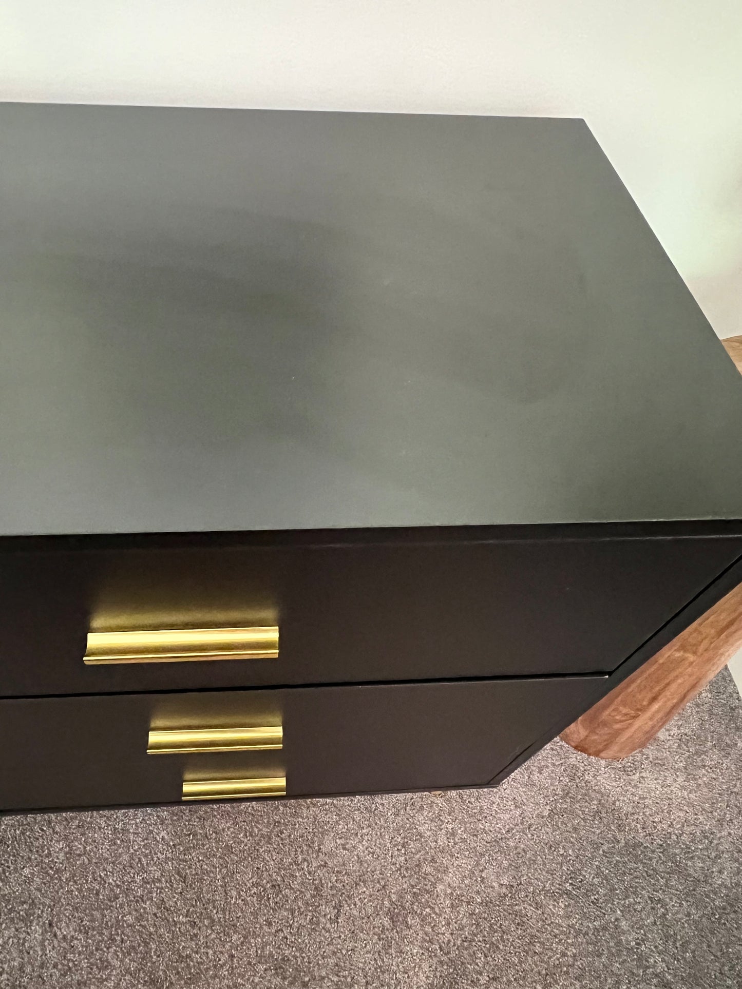 Black dresser