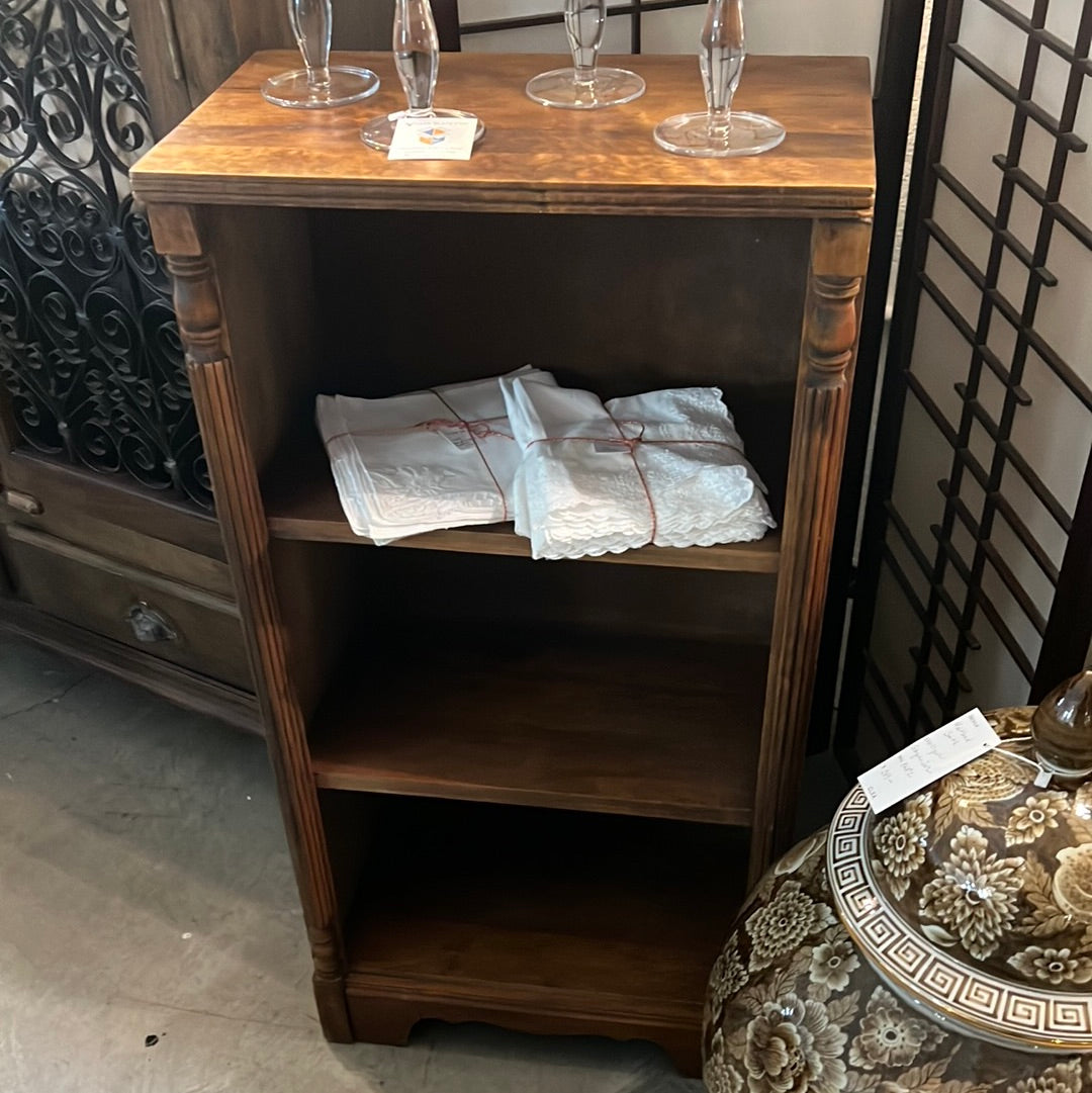 Petite antique bookshelf