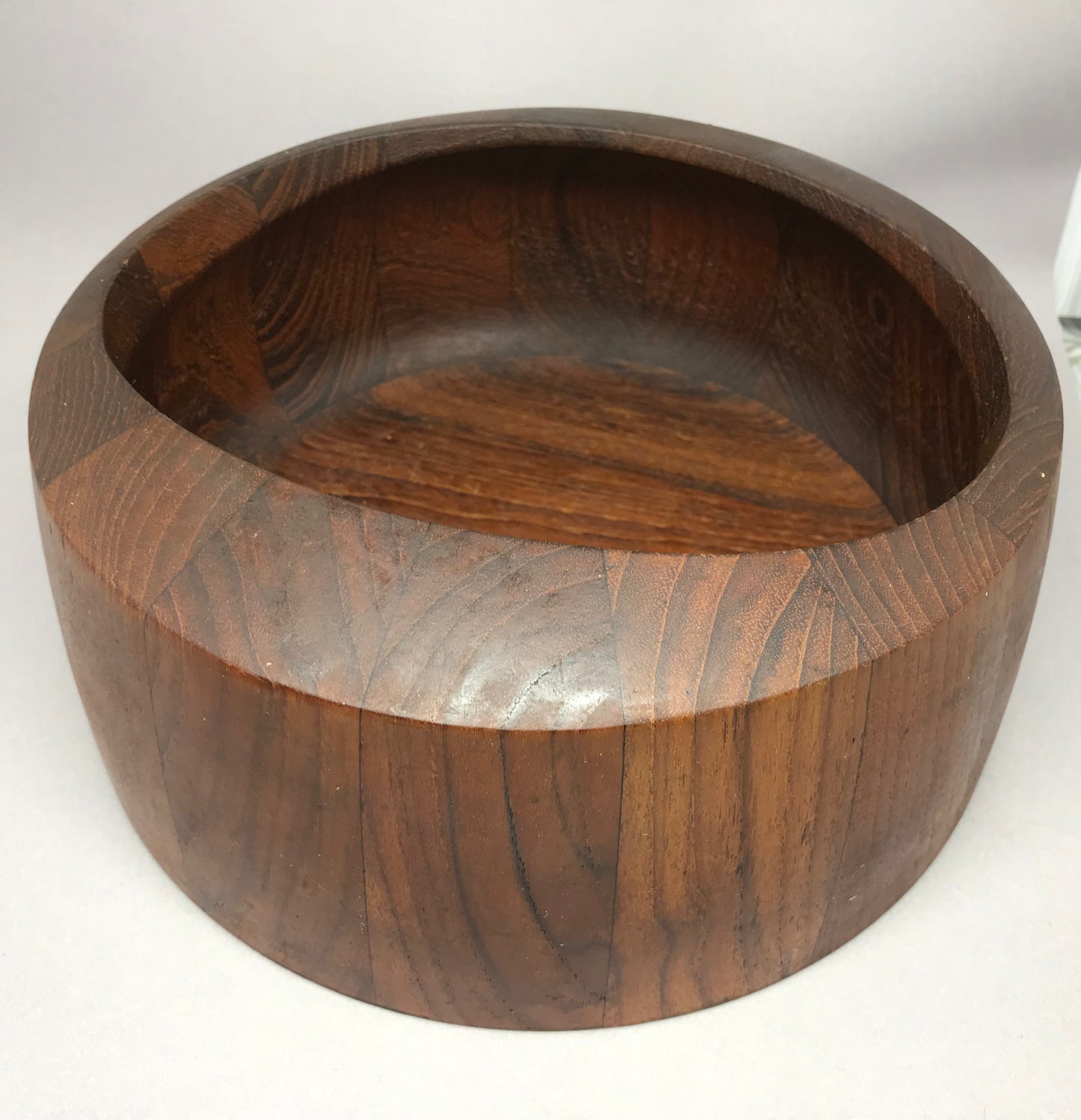 Dansk Denmark Jens Quistgaard Ovoid Staved Teak Salad Bowl #833