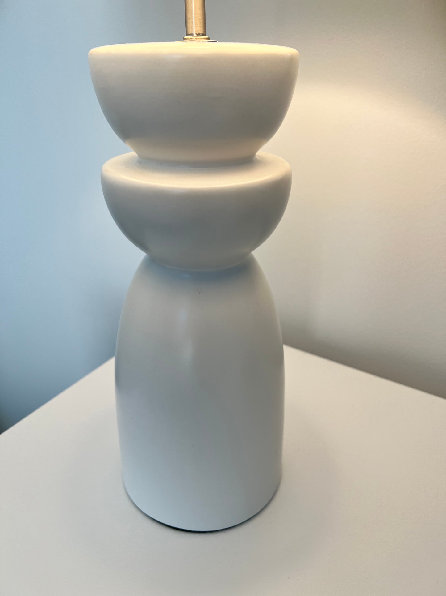 White Sculptural Lamp
